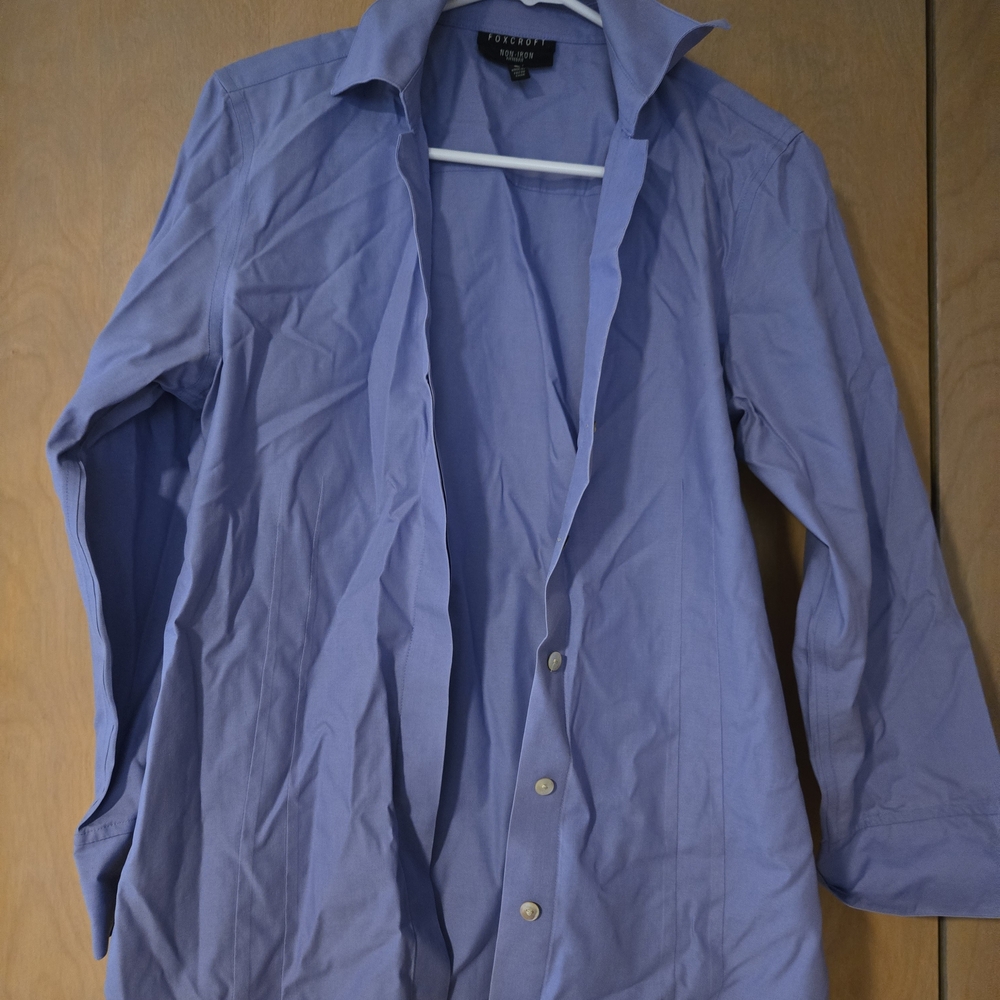 Foxcroft Lavender Non-Iron Shirt
